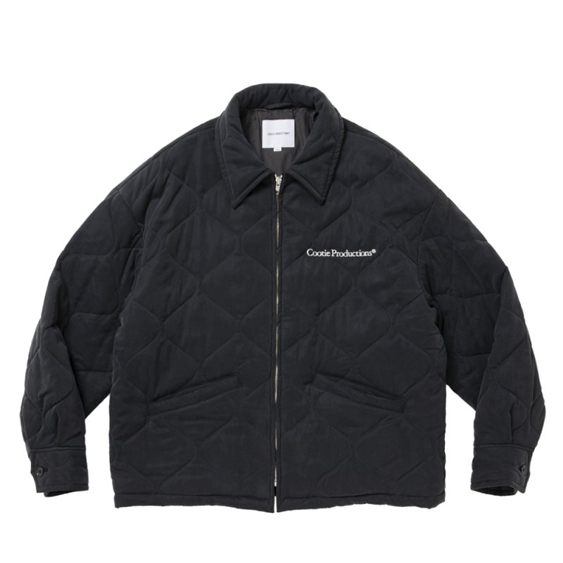 画像1: COOTIE PRODUCTIONS/Cu/Ny Satin Vietnam Liner Jacket（Black）［ベトナムライナーJKT-26秋冬］