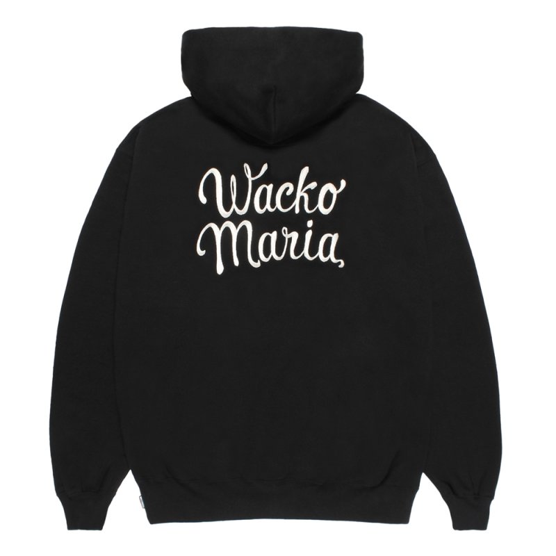画像2: WACKO MARIA/HEAVY WEIGHT HOODED SWEAT SHIRT（BLACK）［プルオーバーパーカー-26秋冬］