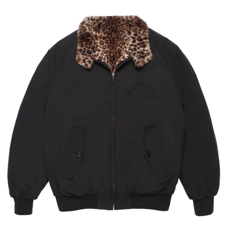 画像1: WACKO MARIA/BARACUTA / REVERSIBLE G9 HARRINGTON JACKET（BLACK）［リバーシブルG9ハリントンJKT-26秋冬］