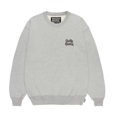 画像2: WACKO MARIA/HEAVY WEIGHT SWEAT SHIRT（GRAY）［クルーネックスウェット-26秋冬］ (2)