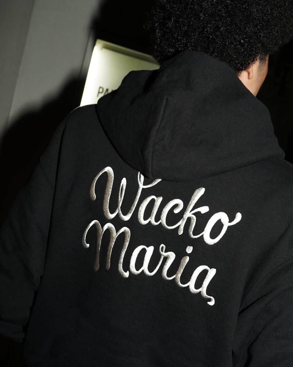画像6: WACKO MARIA/HEAVY WEIGHT ZIP UP HOODED SWEAT SHIRT（BLACK）［ジップアップパーカー-26秋冬］ (6)