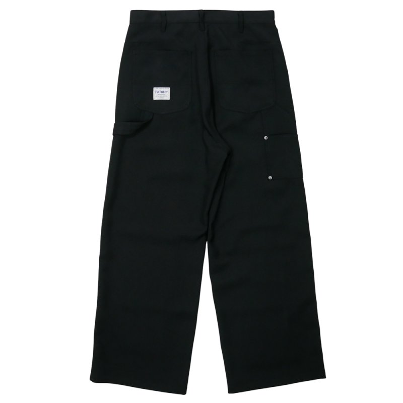 画像2: DAIRIKU/"Painter" Pressed Wide Pants（Black）［"ペインター"スタプレワイドパンツ-26秋冬］