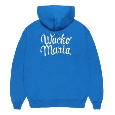 画像1: WACKO MARIA/HEAVY WEIGHT HOODED SWEAT SHIRT（BLUE）［プルオーバーパーカー-26秋冬］ (1)