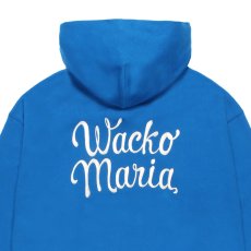 画像4: WACKO MARIA/HEAVY WEIGHT ZIP UP HOODED SWEAT SHIRT（BLUE）［ジップアップパーカー-26秋冬］ (4)