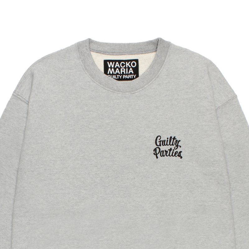 画像3: WACKO MARIA/HEAVY WEIGHT SWEAT SHIRT（GRAY）［クルーネックスウェット-26秋冬］
