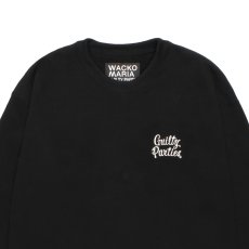 画像3: WACKO MARIA/HEAVY WEIGHT SWEAT SHIRT（BLACK）［クルーネックスウェット-26秋冬］ (3)