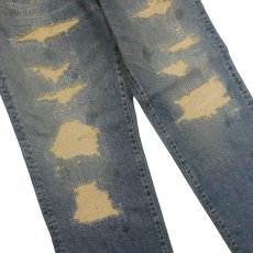 画像5: DAIRIKU/"Straight" Vintage Repair Denim Pants（Indigo）［"ストレート"ヴィンテージリペアデニムパンツ-26秋冬］ (5)