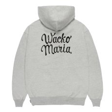 画像2: WACKO MARIA/HEAVY WEIGHT ZIP UP HOODED SWEAT SHIRT（GRAY）［ジップアップパーカー-26秋冬］ (2)