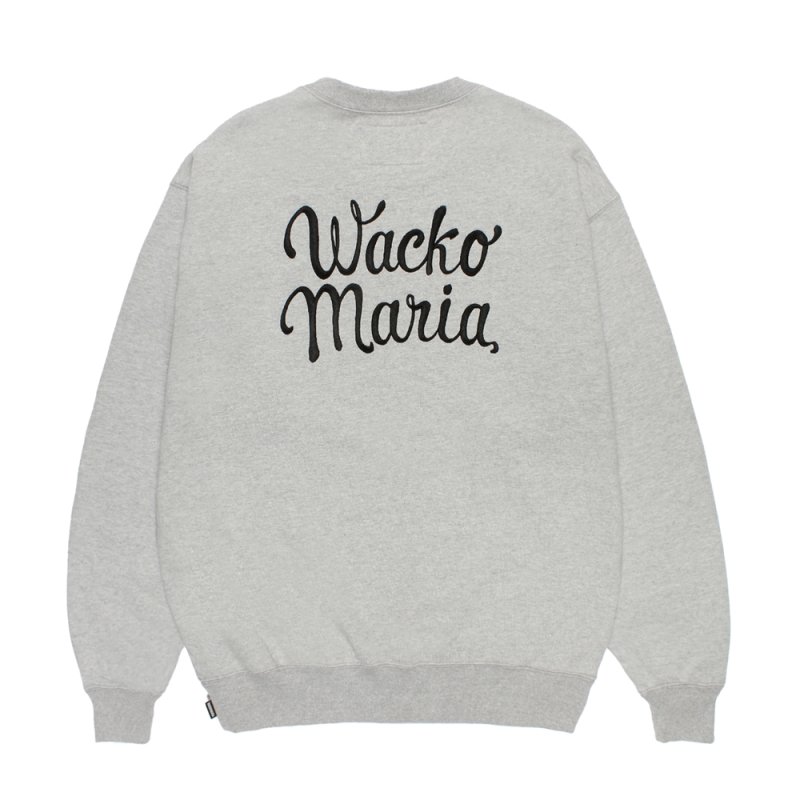 画像2: WACKO MARIA/HEAVY WEIGHT SWEAT SHIRT（GRAY）［クルーネックスウェット-26秋冬］