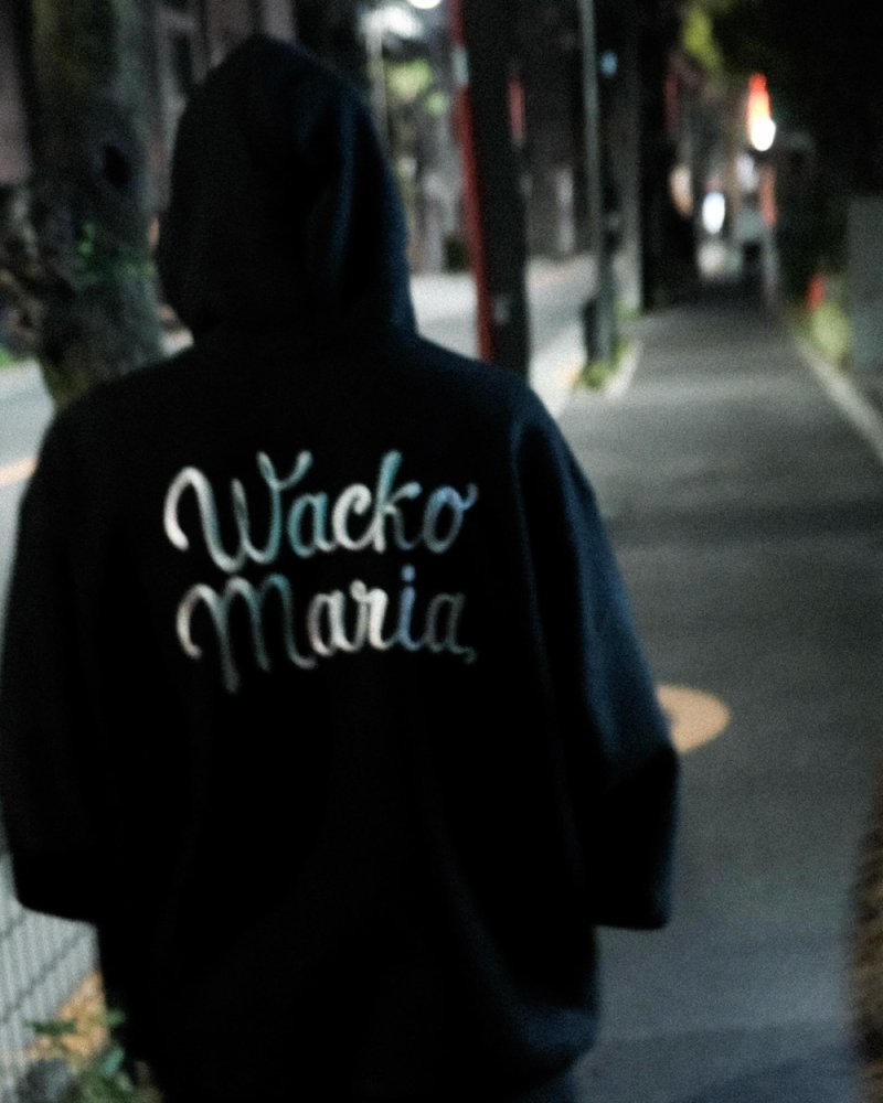 画像3: WACKO MARIA/HEAVY WEIGHT ZIP UP HOODED SWEAT SHIRT（BLACK）［ジップアップパーカー-26秋冬］