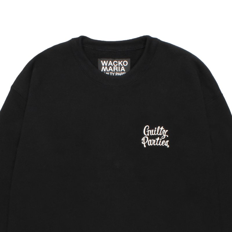 画像3: WACKO MARIA/HEAVY WEIGHT SWEAT SHIRT（BLACK）［クルーネックスウェット-26秋冬］