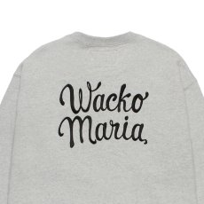 画像4: WACKO MARIA/HEAVY WEIGHT SWEAT SHIRT（GRAY）［クルーネックスウェット-26秋冬］ (4)