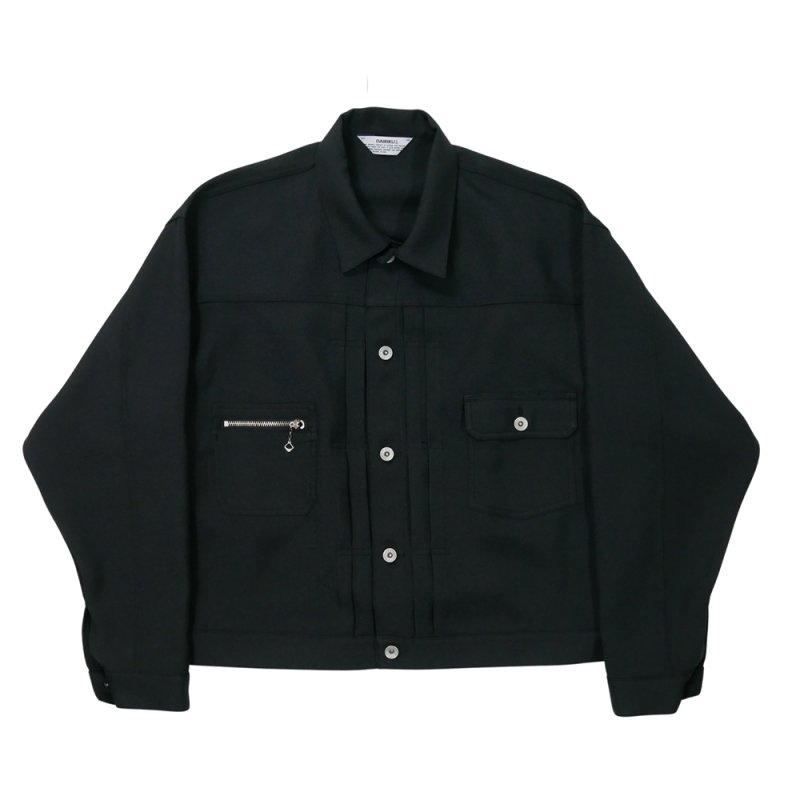 画像1: DAIRIKU/2pkt Polyester Jacket（Black）［2ポケットポリエステルJKT-26秋冬］