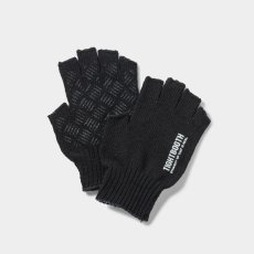 画像1: TIGHTBOOTH/LOGO FINGERLESS GLOVES（Black）［フィンガーレスグローブ-26秋冬］ (1)