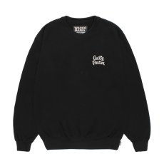 画像2: WACKO MARIA/HEAVY WEIGHT SWEAT SHIRT（BLACK）［クルーネックスウェット-26秋冬］ (2)
