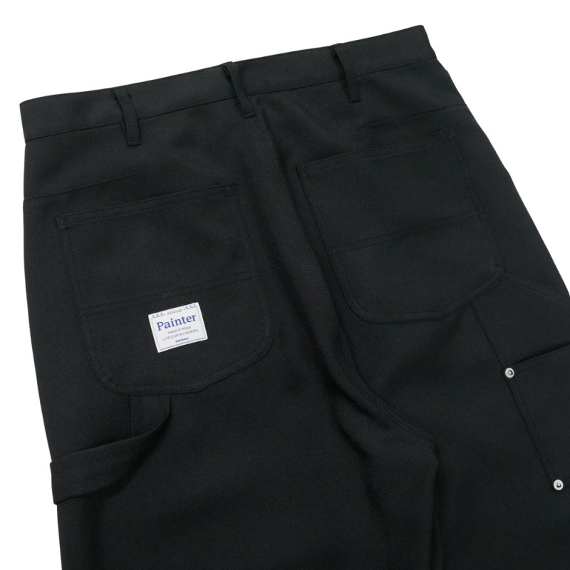 画像3: DAIRIKU/"Painter" Pressed Wide Pants（Black）［"ペインター"スタプレワイドパンツ-26秋冬］