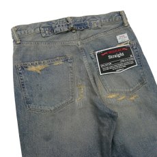 画像6: DAIRIKU/"Straight" Vintage Repair Denim Pants（Indigo）［"ストレート"ヴィンテージリペアデニムパンツ-26秋冬］ (6)