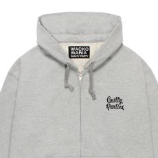 画像3: WACKO MARIA/HEAVY WEIGHT ZIP UP HOODED SWEAT SHIRT（GRAY）［ジップアップパーカー-26秋冬］ (3)