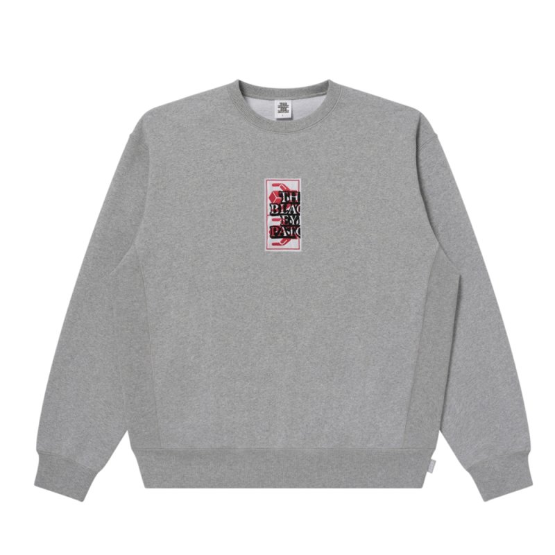 画像1: BlackEyePatch/HWC GESTURE LABEL CREW SWEAT(H.GRAY)