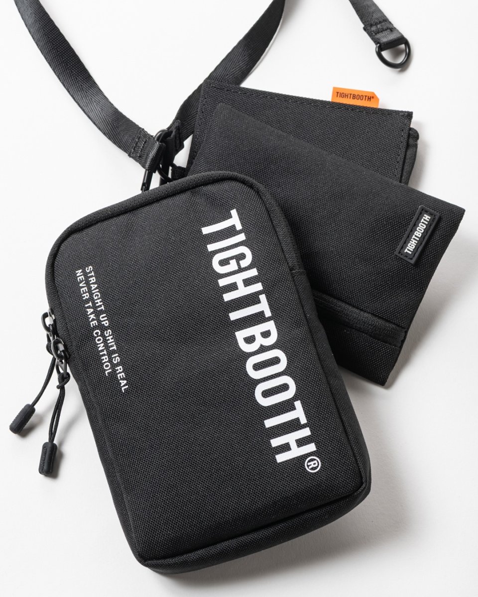 画像2: TIGHTBOOTH/TRIPLE STACK POUCH（Black）［トリプルスタックポーチ-26秋冬］ (2)