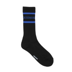 画像1: WACKO MARIA/SPORTS SOCKS（BLACK/BLUE）［スポーツソックス-26秋冬］ (1)