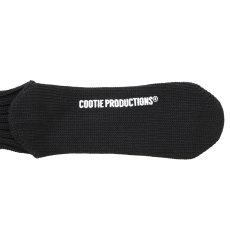 画像2: COOTIE PRODUCTIONS/Lowgauge Middle Socks（Black）［ローゲージミドルソックス-26秋冬］ (2)