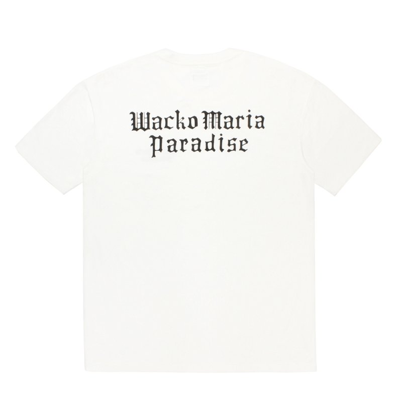 画像2: WACKO MARIA/CREW NECK T-SHIRT（WHITE）［プリントT-26秋冬］