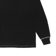 画像3: WACKO MARIA/WOLF'S HEAD / THERMAL LONG SLEEVE T-SHIRT（BLACK）［サーマル長袖-26春夏］ (3)