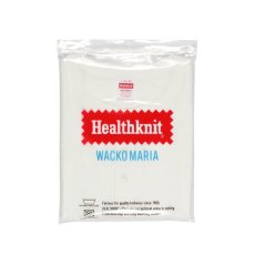 画像1: WACKO MARIA/HEALTHKNIT / HENLEY NECK LONG SLEEVE T-SHIRT（WHITE）［ヘンリーネック長袖T-26秋冬］ (1)