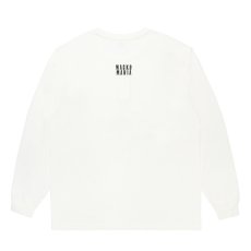 画像3: WACKO MARIA/HEALTHKNIT / HENLEY NECK LONG SLEEVE T-SHIRT（WHITE）［ヘンリーネック長袖T-26秋冬］ (3)