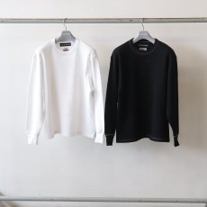 画像5: WACKO MARIA/WOLF'S HEAD / THERMAL LONG SLEEVE T-SHIRT（BLACK）［サーマル長袖-26春夏］ (5)