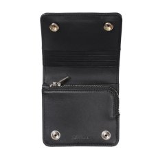 画像2: WACKO MARIA/SPEAK EASY / LEATHER SHORT WALLET（BLACK）［レザーショートウォレット-26秋冬］ (2)