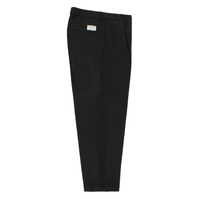 画像1: WACKO MARIA/DOUBLE PLEATED WOOL TROUSERS（BLACK）［ツータックウールトラウザース-26秋冬］