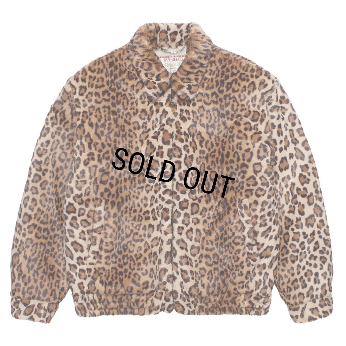 画像1: WACKO MARIA/MCGREGOR / LEOPARD FAUX FUR ANTI-FREEZE JACKET（BEIGE）［レオパードフェイクファーアンチフリーズJKT-26秋冬］ (1)