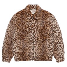 画像1: WACKO MARIA/MCGREGOR / LEOPARD FAUX FUR ANTI-FREEZE JACKET（BEIGE）［レオパードフェイクファーアンチフリーズJKT-26秋冬］ (1)