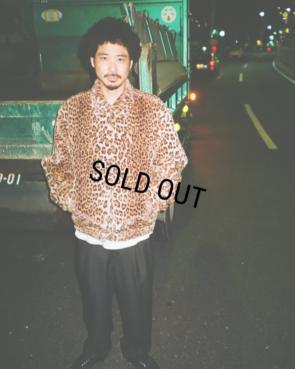 画像3: WACKO MARIA/MCGREGOR / LEOPARD FAUX FUR ANTI-FREEZE JACKET（BEIGE）［レオパードフェイクファーアンチフリーズJKT-26秋冬］ (3)