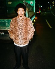 画像3: WACKO MARIA/MCGREGOR / LEOPARD FAUX FUR ANTI-FREEZE JACKET（BEIGE）［レオパードフェイクファーアンチフリーズJKT-26秋冬］ (3)