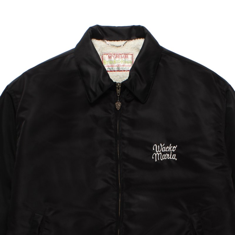 画像2: WACKO MARIA/MCGREGOR / NYLON ANTI-FREEZE JACKET（BLACK）［ナイロンアンチフリーズJKT-26秋冬］