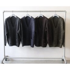 画像3: WACKO MARIA/MULTI-COLOR MOHAIR KNIT CARDIGAN（PURPLE）［マルチカラーモヘアカーディガン-26秋冬］ (3)