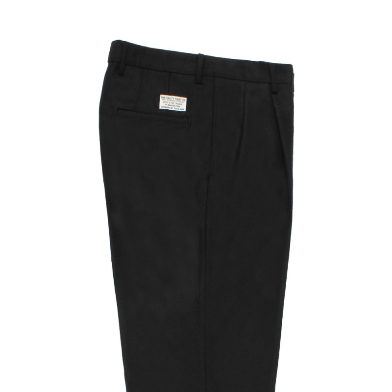 画像2: WACKO MARIA/DOUBLE PLEATED WOOL TROUSERS（BLACK）［ツータックウールトラウザース-26秋冬］