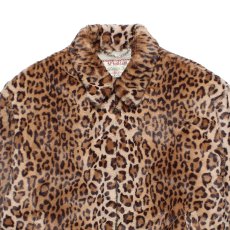 画像2: WACKO MARIA/MCGREGOR / LEOPARD FAUX FUR ANTI-FREEZE JACKET（BEIGE）［レオパードフェイクファーアンチフリーズJKT-26秋冬］ (2)