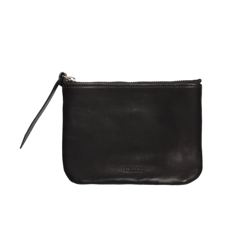 画像1: WACKO MARIA/SPEAK EASY / MULTI LEATHER POUCH（BLACK）［マルチレザーポーチ-26秋冬］