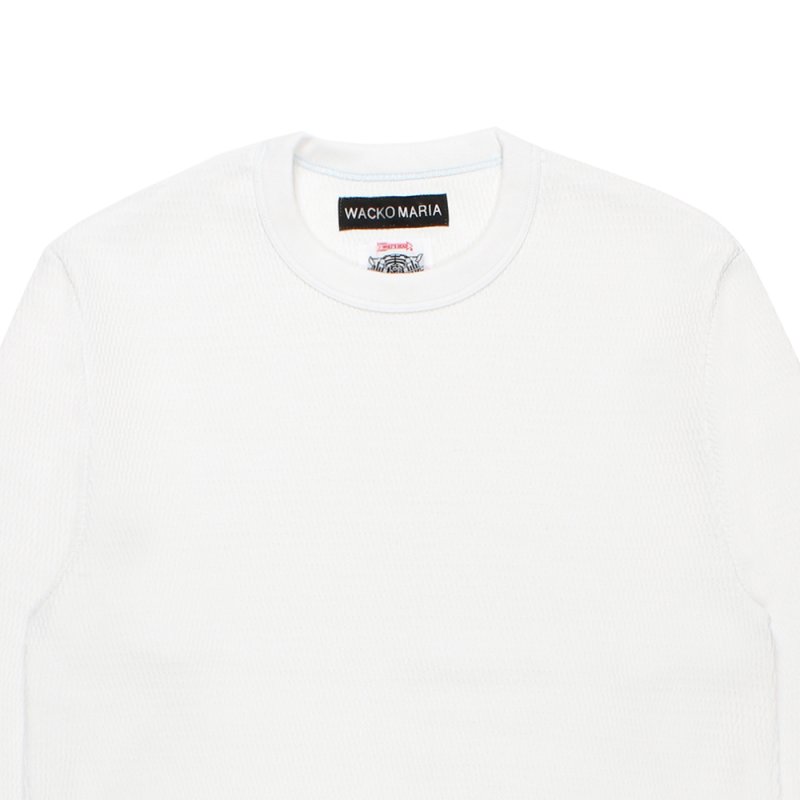 画像2: WACKO MARIA/WOLF'S HEAD / THERMAL LONG SLEEVE T-SHIRT（IVORY）［サーマル長袖-26春夏］