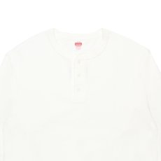 画像4: WACKO MARIA/HEALTHKNIT / HENLEY NECK LONG SLEEVE T-SHIRT（WHITE）［ヘンリーネック長袖T-26秋冬］ (4)