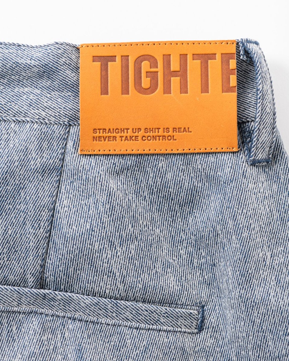 画像7: TIGHTBOOTH/FLOCKY DENIM BALLOON PANTS（Blue）［フロッキーデニムバルーンパンツ-26秋冬］ (7)