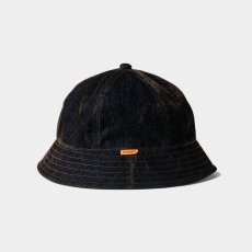 画像3: TIGHTBOOTH/FLOCKY DENIM HAT（Navy）［フロッキーデニムハット-26秋冬］ (3)