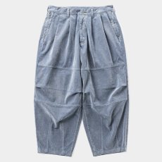 画像1: TIGHTBOOTH/FLOCKY DENIM BALLOON PANTS（Blue）［フロッキーデニムバルーンパンツ-26秋冬］ (1)