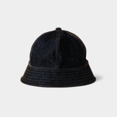 画像2: TIGHTBOOTH/FLOCKY DENIM HAT（Navy）［フロッキーデニムハット-26秋冬］ (2)