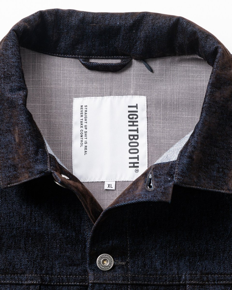 画像4: TIGHTBOOTH/FLOCKY DENIM JAKCET（Navy）［フロッキーデニムJKT-26秋冬］ (4)