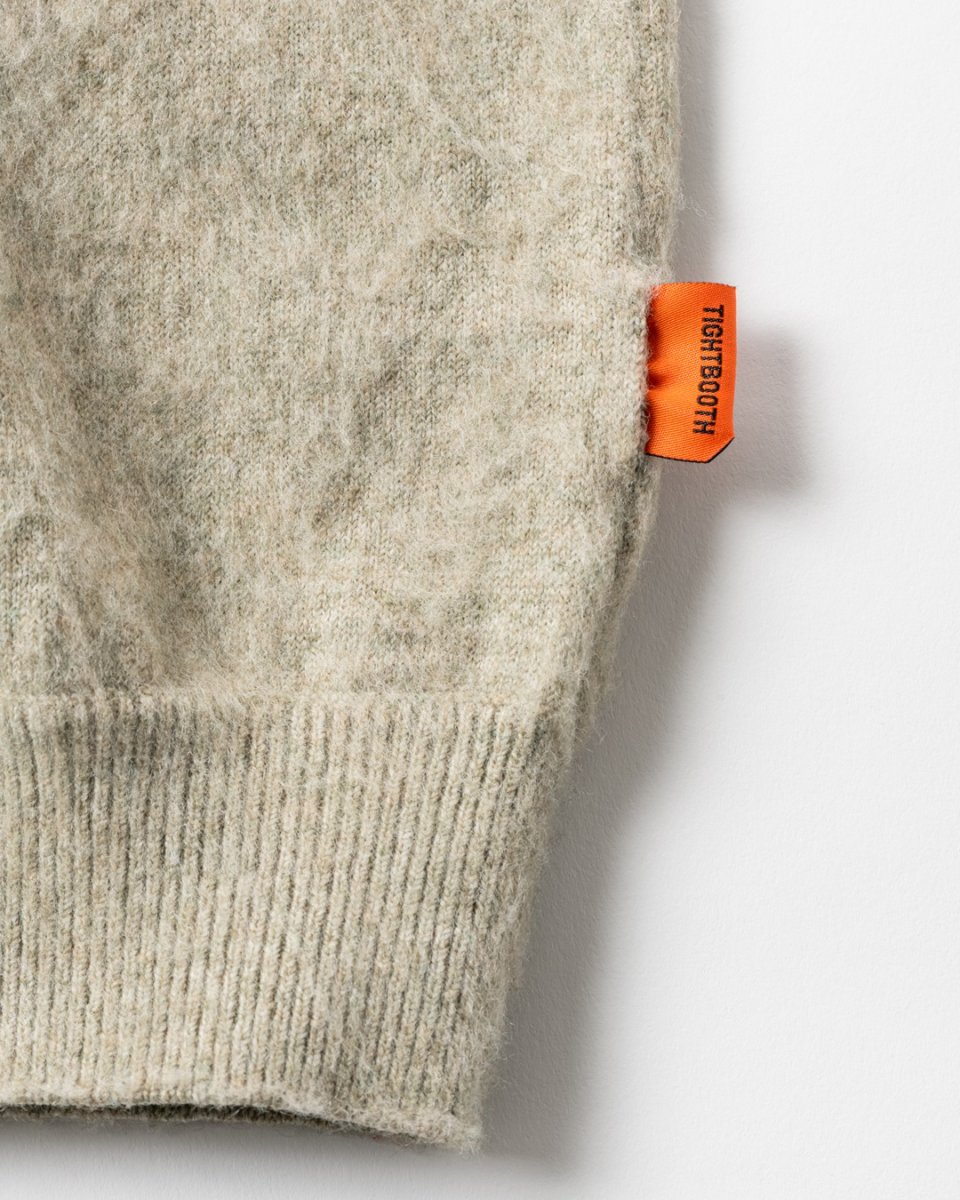 画像4: TIGHTBOOTH/BORDER KNIT SWEATER（Gray）［ボーダーニットセーター-26秋冬］ (4)